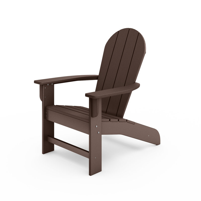 Chaise brune - fabriquée à partir de bois d'œuvre pour le jardin au design ergonomique élégant avec quincaillerie en acier inoxydable Peace Zone