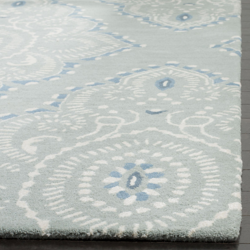 Colesberry Wyndham Hand Tufted Wool Rug, Rectangle 5' x 8'