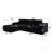 Cloud Sectional Couch With L-Shape Chaise,Modern Modular Sofa With Deep Seat, Upholstered Couches For Living Room Bedroom,No Assembly Required, Black-325001120