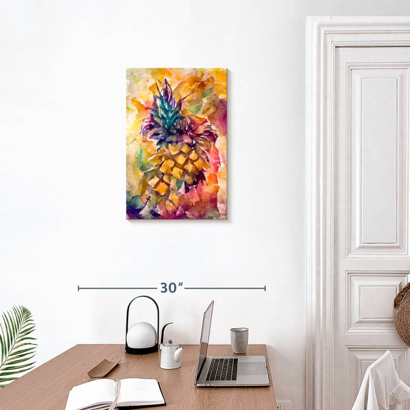 Yarlin Colourful Pineapple, 24" H x 16" W