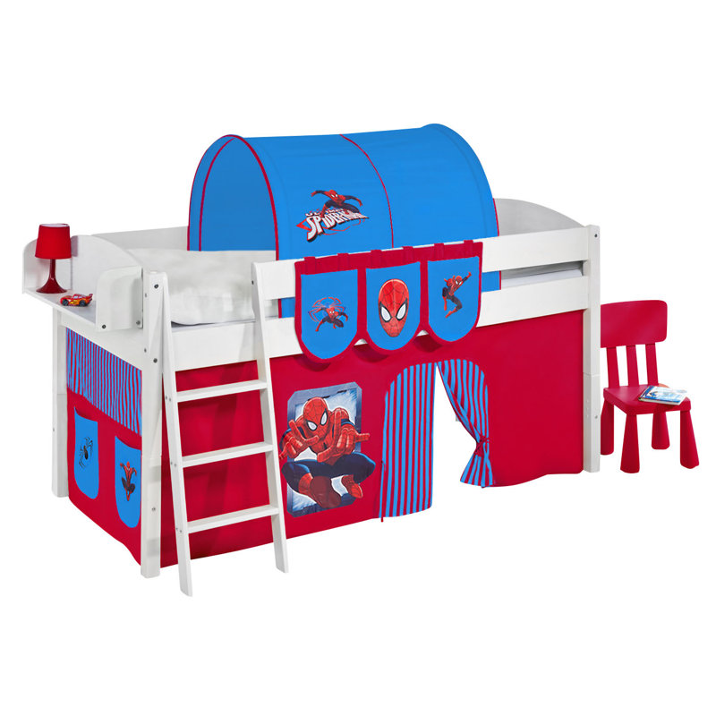 Spiderman European Single (90 X 200 Cm) Loft Bed