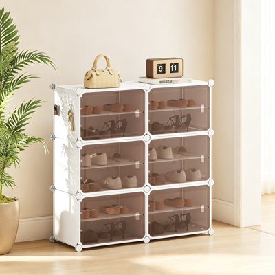 24 - Pair Shoe Storage Cabinet