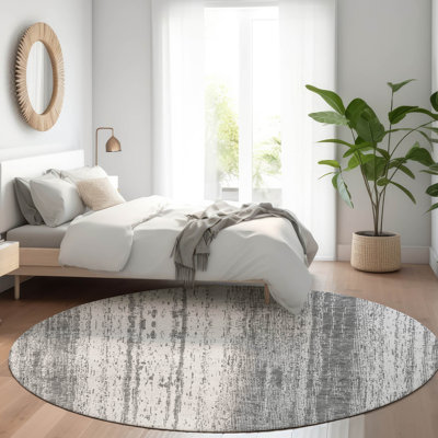 Malek Washable Abstract Indoor / Outdoor Rug