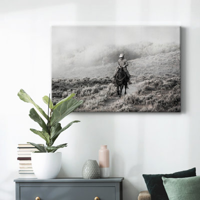 Cowboy-Gallery Wrapped Canvas