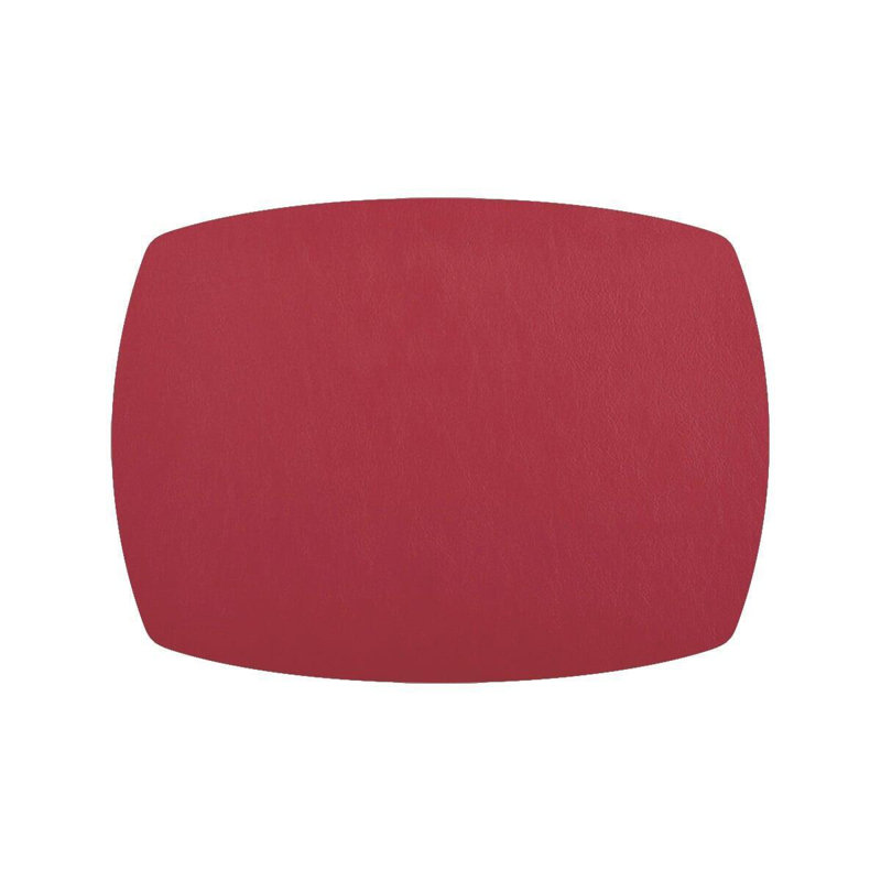Napperon Mattola, rectangle plus, rouge terre, 14 po x 18 po, ensemble de 6, Rouge