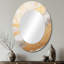 Miroir décoratif ovale en métal Minimal-95125829