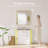 Bathroom Vanity Mirror with Tempered Glass and Aluminum Frame-126347627-126347638