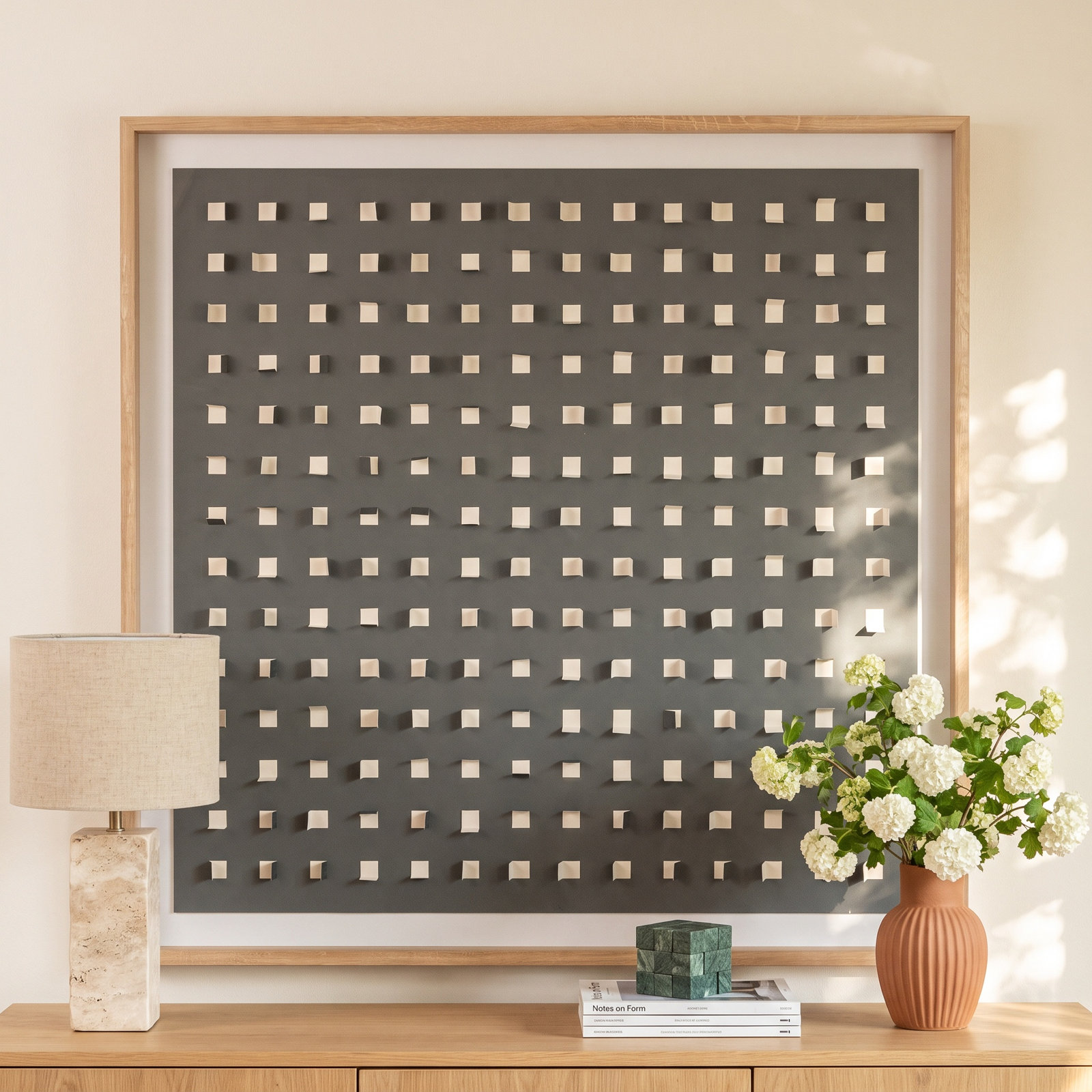 Avram "See Through Dark Shadow" Painting