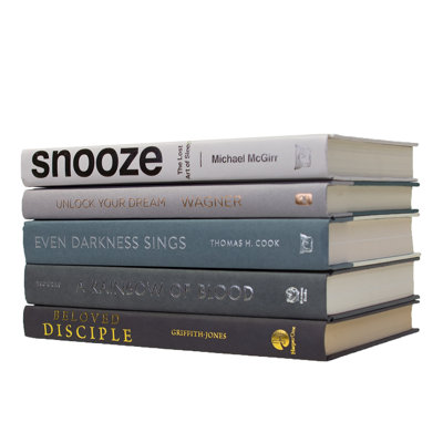 Decorative Books - Granite Ombré Book Stack