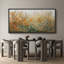 «Orange Green Wildflower», art mural, impression numérique sur toile, art numérique-111653971-111653972