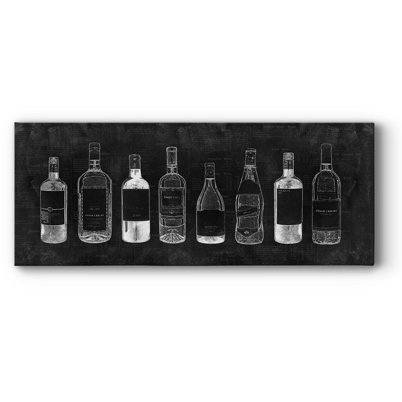 " Wine Cellar ", 20" H x 50" W x 1.5" D