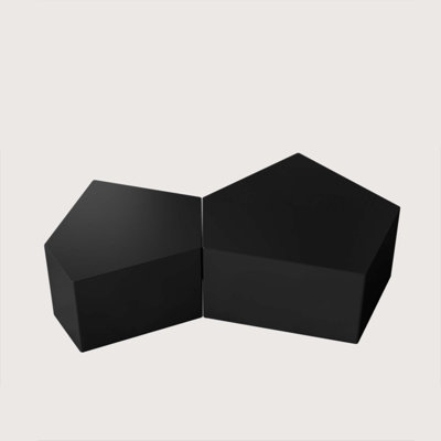 Irregular Pentagon Nesting Coffee Table Set Geometric Coffee Table Set Side Table Set Cocktail Table Set Center Table Set For Living Room Bedroom Irregular Pentagon Nesting Coffee Table Set Geometric Coffee Table Set Side Table Set Cocktail Table Set Center Table Set For Living Room Bedroom