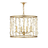 Adagio 4 - Light Wrought Iron/Crystal Chandelier