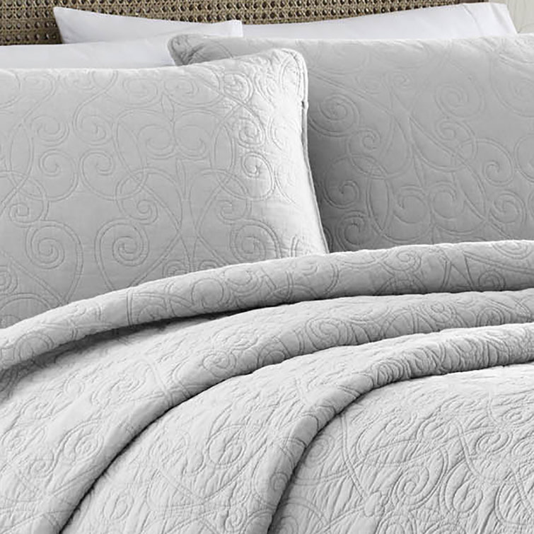 Laura Ashley Felicity 100% Cotton Quilt Set  Reviews Wayfair