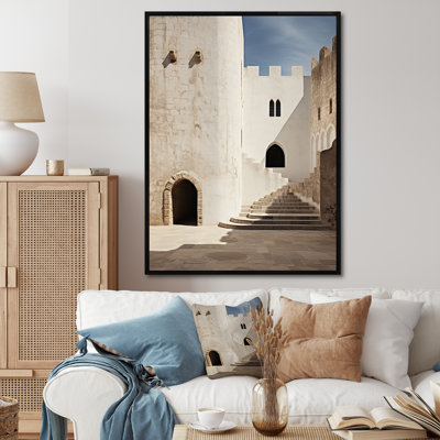 Benway Castles Minimalist Majesty V, reproduction d'art sur toile