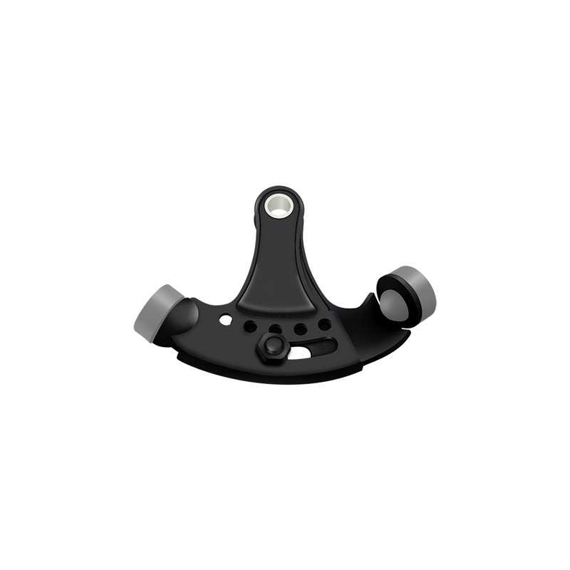 Charnière à charnière Deltana HPA69U19, montée sur charnière, réglable en peinture noire, Peinture noire