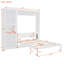 Lit escamotable double pleine grandeur avec tablettes-1173683183
