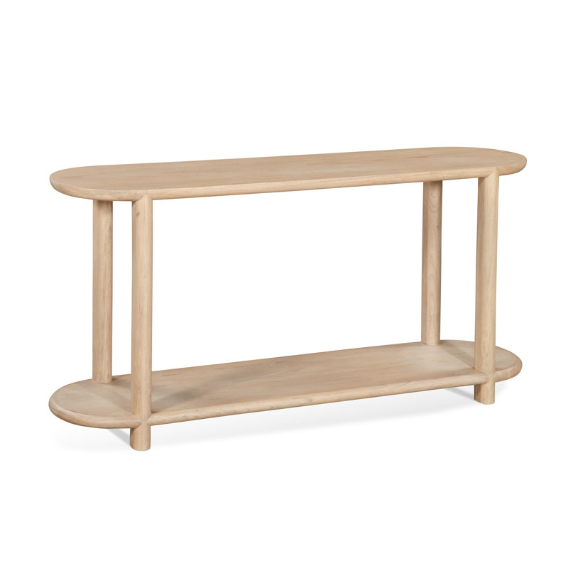 Console en bois massif de 61 po Taya, Ponce