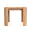 Natural Teak Outdoor Square Teak Side Table