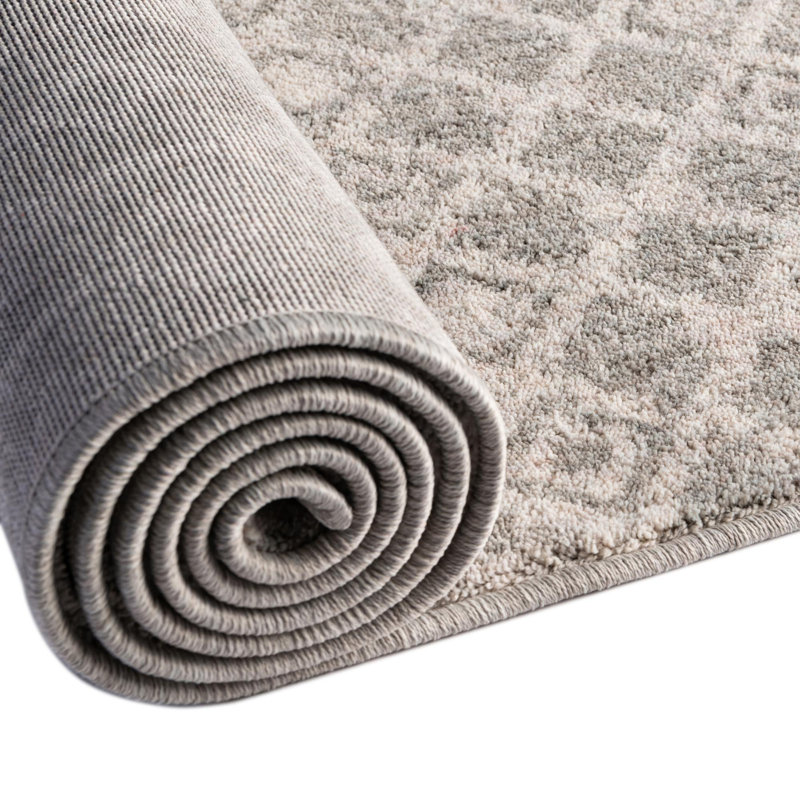 Barnkine Geometric Indoor Rug, Round 7'