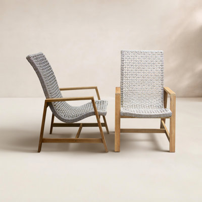 Demetri Teak Outdoor Lounge Chair