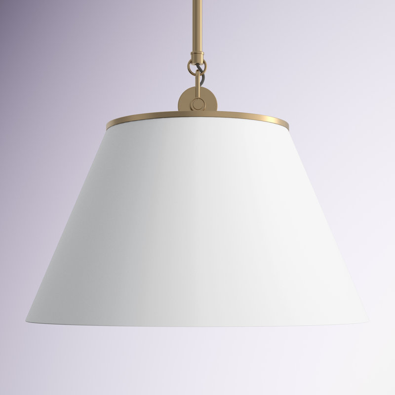 Gertie 1 - Light Single Pendant, White