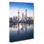 Shanghai Skyline Reflection - Wrapped Canvas-55318481