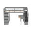 Lit mezzanine simple Putman avec bureau intégré-1646022468