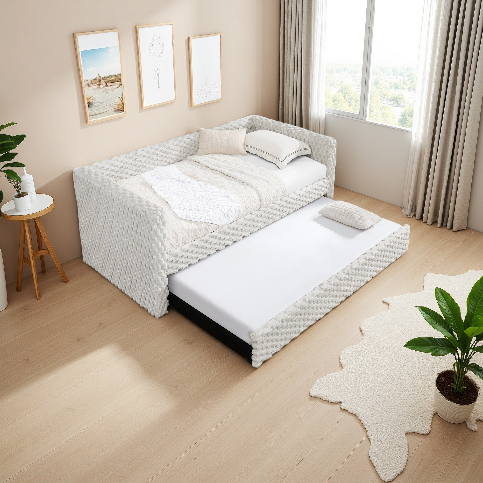 Mercer41 Twin Size Twin Size Bed Frames With An Another Bed Frame ...
