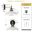2 Light Dimmable Wall Sconces