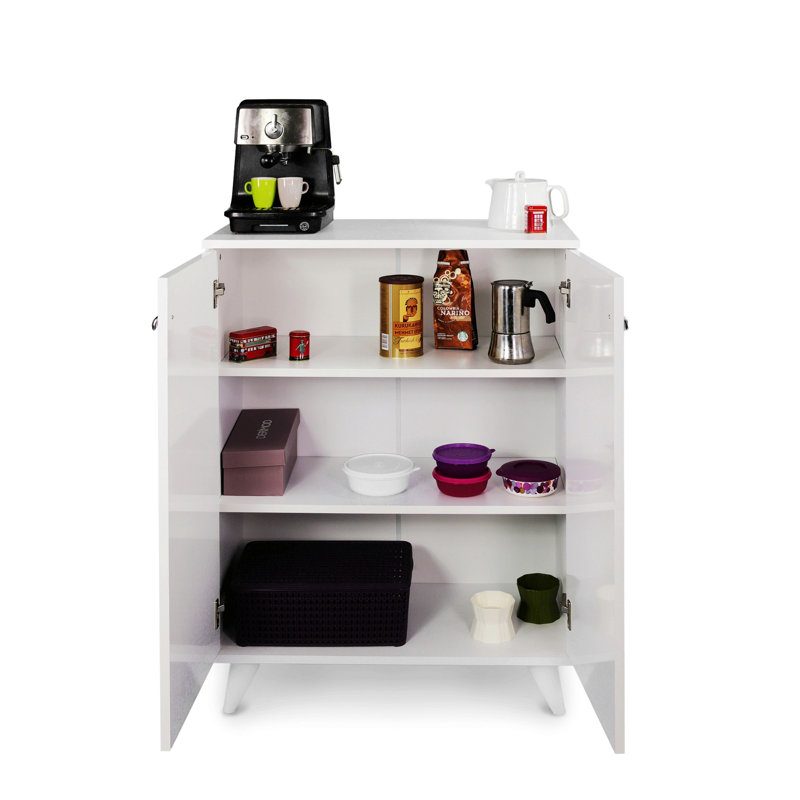 Shoe Cabinet, Wooden Accent Cabinet, Shoe Storage Organizer For Home