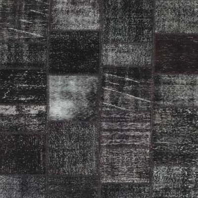 Tapis traditionnel gris / noir Bonparker