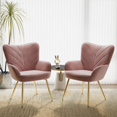 Fauteuil à oreilles Modern Velvet
