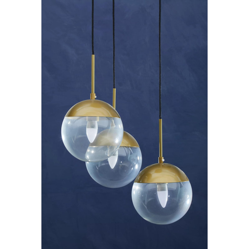 Royce 3 - Light Cluster Pendant, Gold