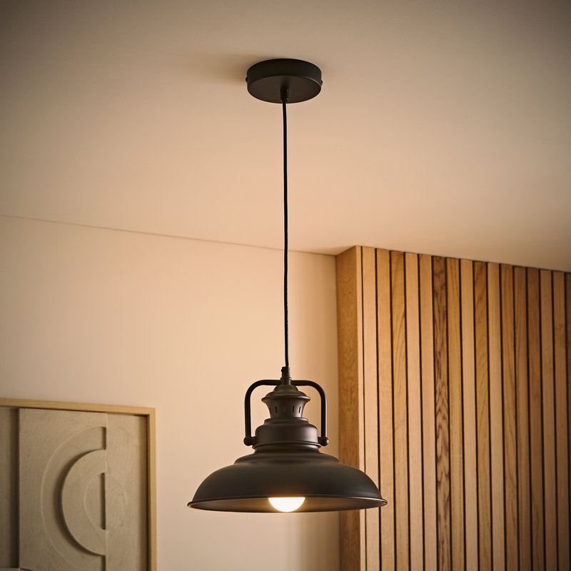 Edmonton 1 - Light Pendant, No Bulb, Black