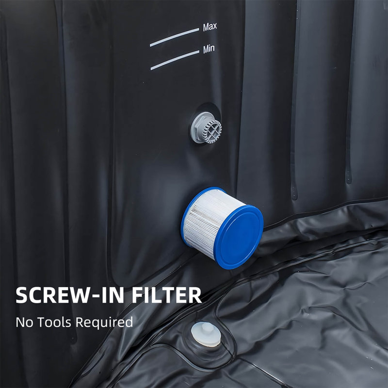 Aleko Inflatable Hot Tub Filter – 4 Pack 