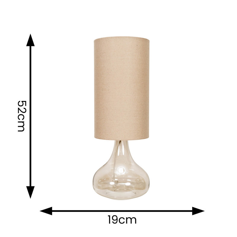 Glass Table Lamp
