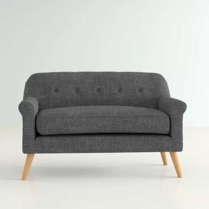 Maslynn Upholstered 49.75'' Reception Loveseat