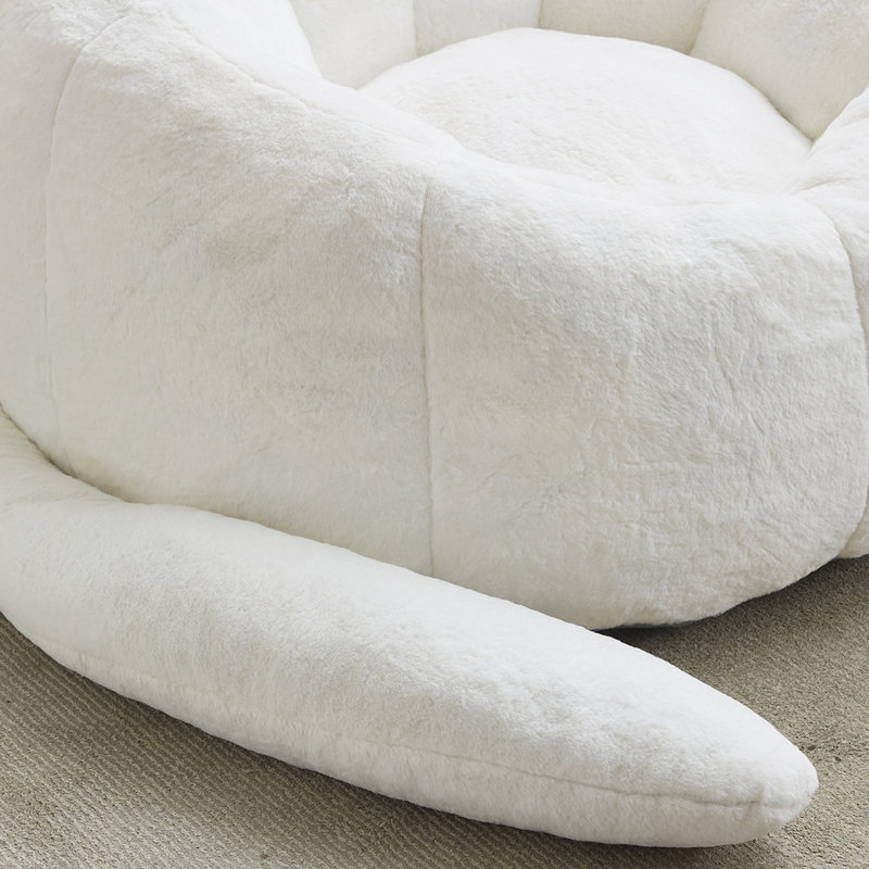 Canapé en forme de chat, Blanc