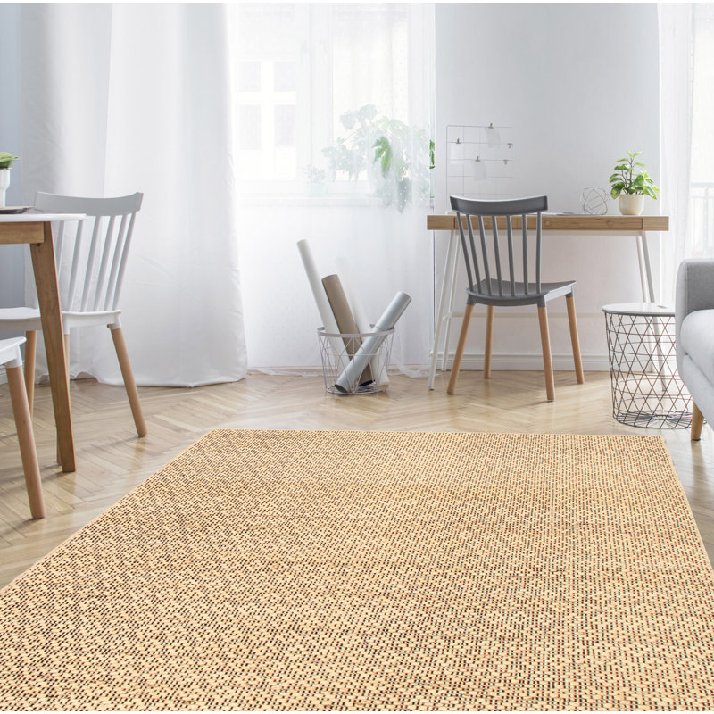 Tapis ivoire à tissage plat Mulvihill