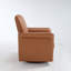 Fauteuil d'appoint pivotant avec base en bois