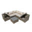 Trafecanty 5 Seater Rattan Sofa Set-1701706185