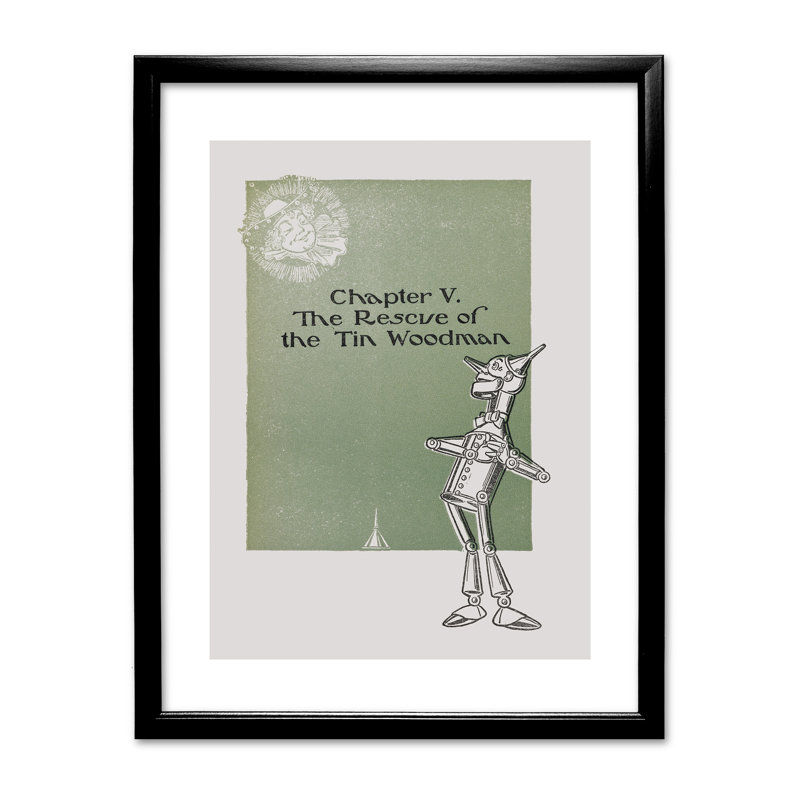 William Wallace Denslow - Single Picture Frame Print, Black