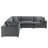 Caylie Modular 5-Piece Sectional - Charcoal