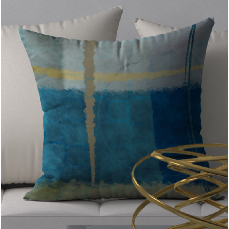 Housse de coussin carrée énergique incroyable et insert, 18" x 18"
