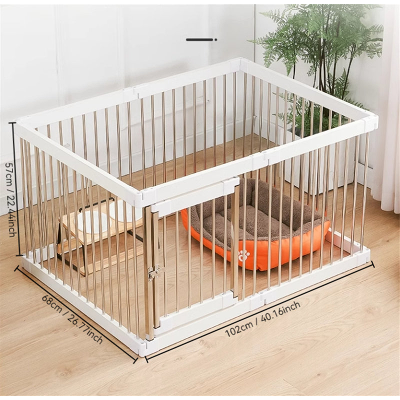 Enclos pour animaux d'intérieur, H 22,44 po x l 40,15 po x P 26,77 po