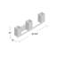 Éclairage de salle de bain à intensité variable 3 lumières Flanigan-22241029