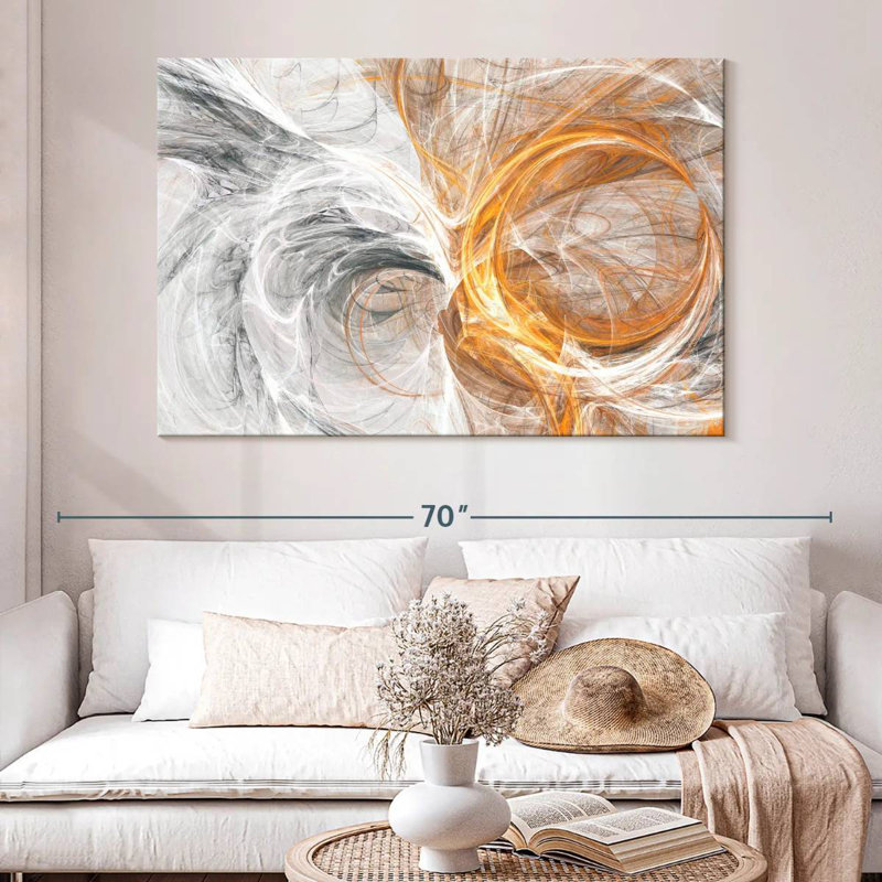 Avery Whirlpool Dynamic Abstract, 34" H x 51" W