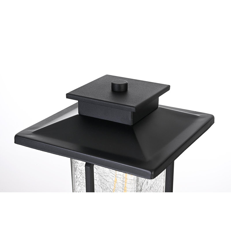 Aleza 7 Inch Outdoor Post Light in Black