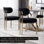 Adnah 48.5cm H Teddy Upholstered Metal Side Chair-156859638